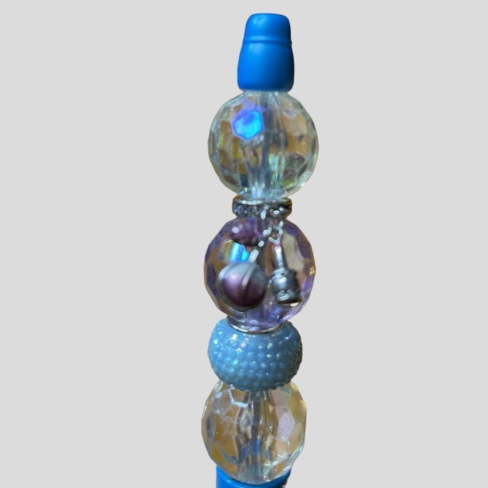 Beadable Pen Crystal Perfume Bottle Charm Ombré NEW